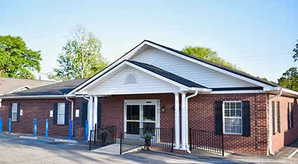 Outside view of physical therapy center